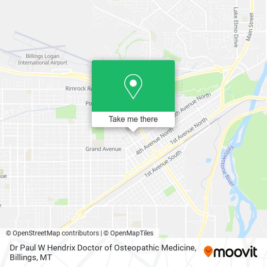 Mapa de Dr Paul W Hendrix Doctor of Osteopathic Medicine