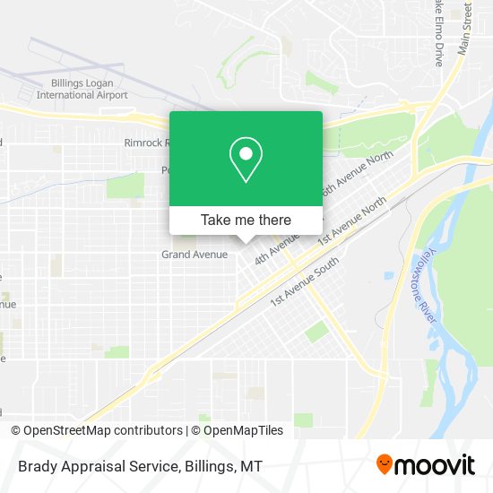 Brady Appraisal Service map