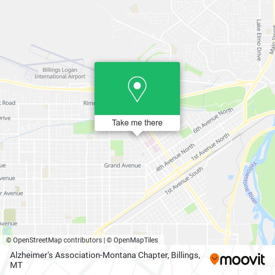 Alzheimer's Association-Montana Chapter map