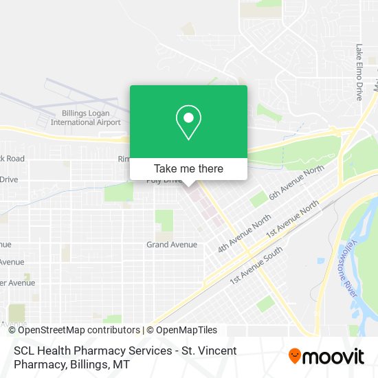 Mapa de SCL Health Pharmacy Services - St. Vincent Pharmacy