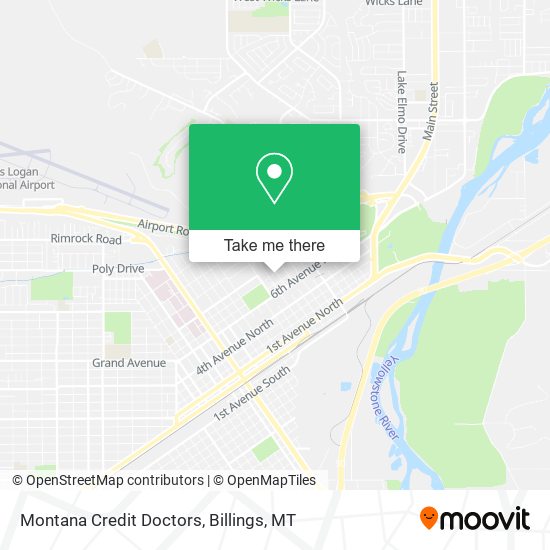 Montana Credit Doctors map