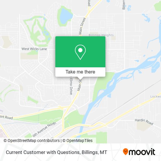 Current Customer with Questions map