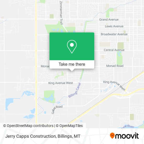 Jerry Capps Construction map