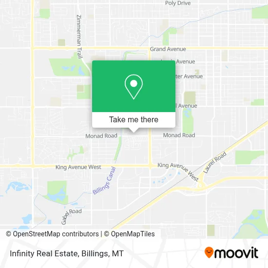 Infinity Real Estate map