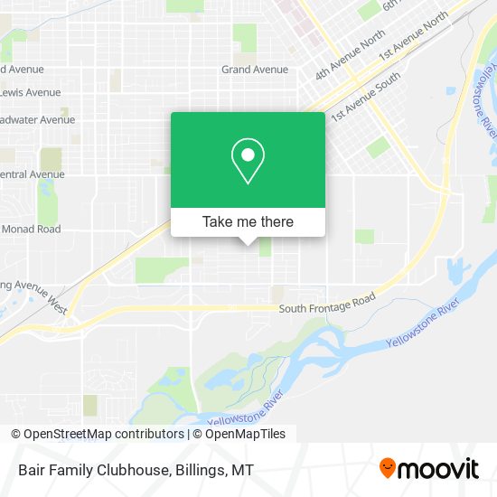 Bair Family Clubhouse map