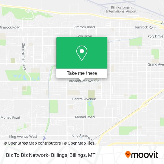 Biz To Biz Network- Billings map