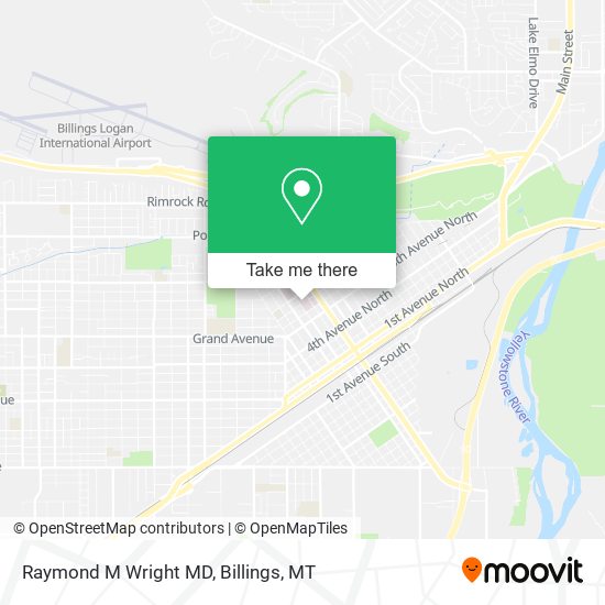 Raymond M Wright MD map