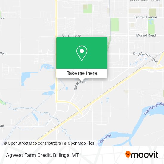 Agwest Farm Credit map