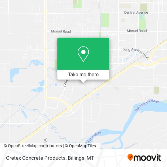 Cretex Concrete Products map