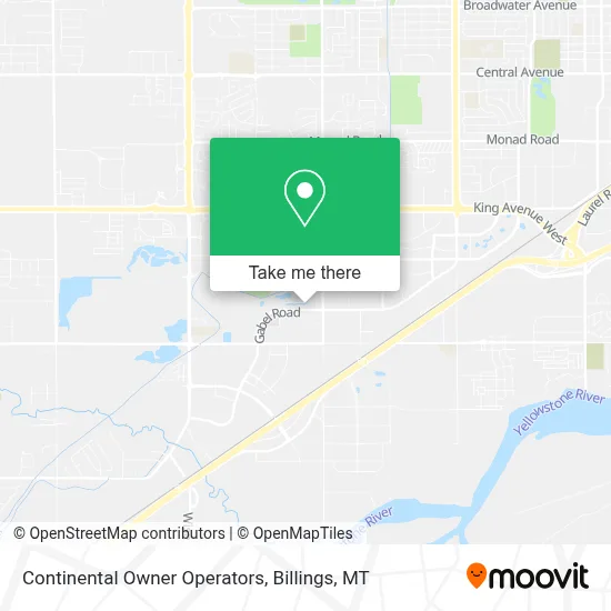Continental Owner Operators map