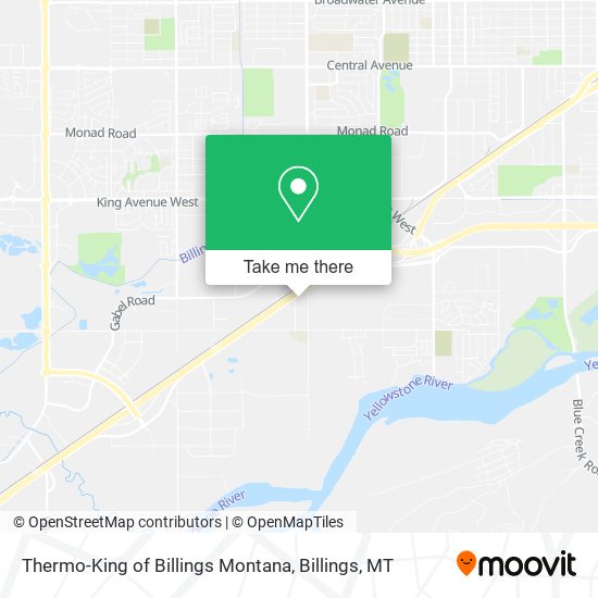 Mapa de Thermo-King of Billings Montana