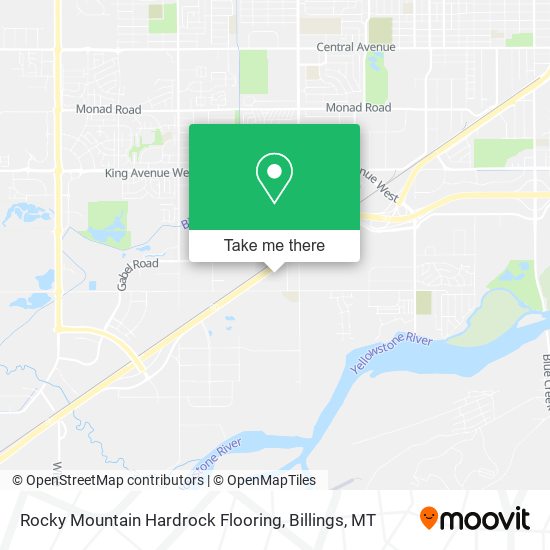 Rocky Mountain Hardrock Flooring map