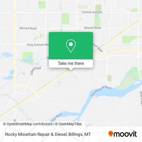 Rocky Mountain Repair & Diesel map