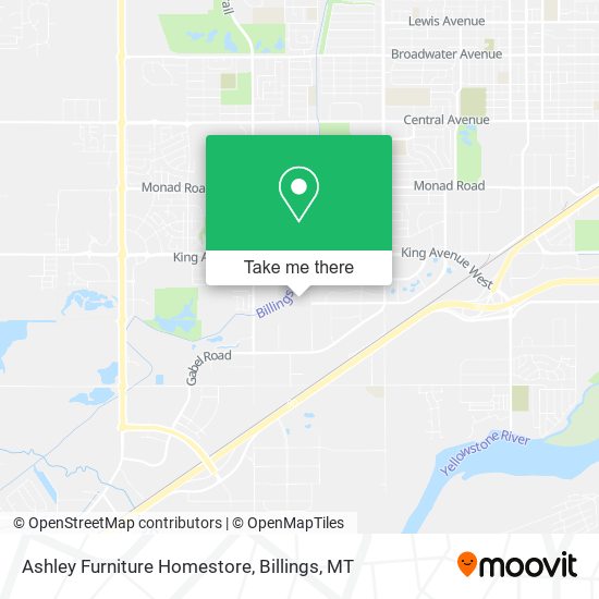 Ashley Furniture Homestore map