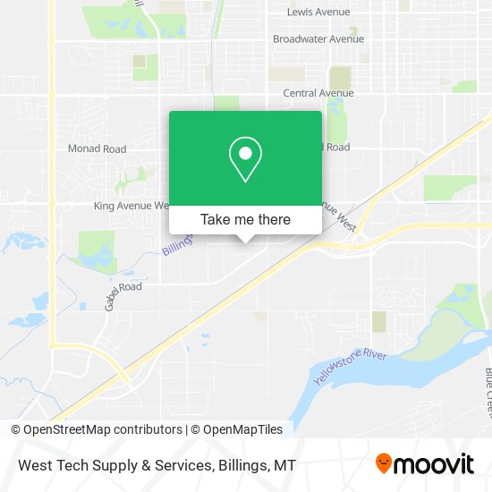 West Tech Supply & Services map