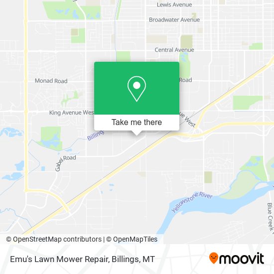 Emu's Lawn Mower Repair map