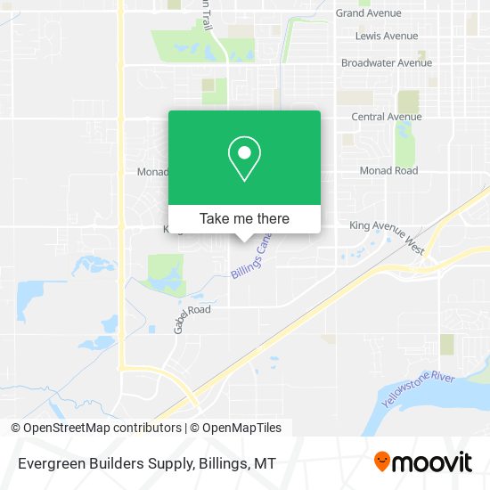 Evergreen Builders Supply map