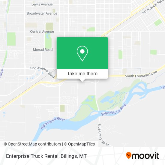 Enterprise Truck Rental map