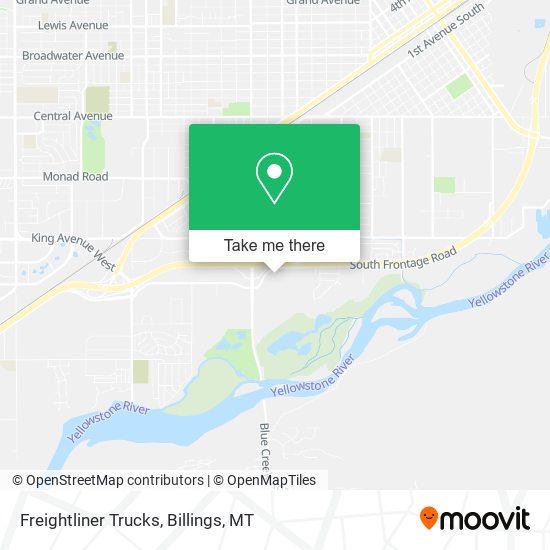 Freightliner Trucks map