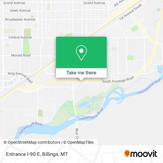 Mapa de Entrance I-90 E