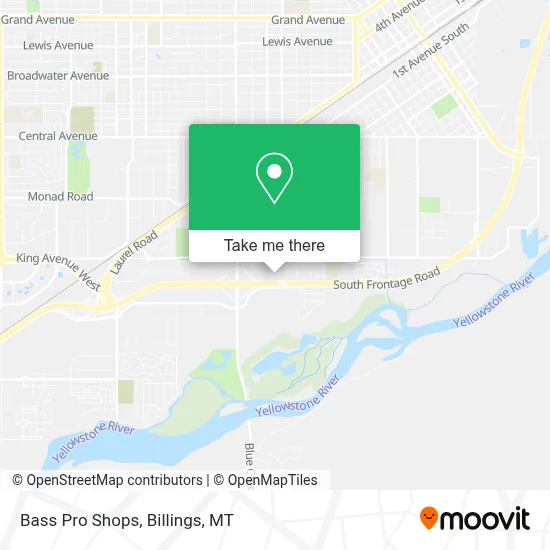 Bass Pro Shops map