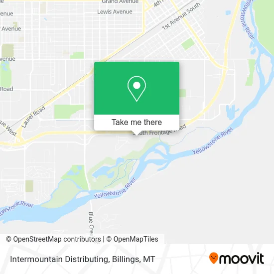 Intermountain Distributing map