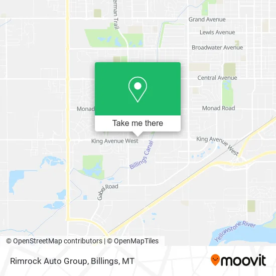 Rimrock Auto Group map