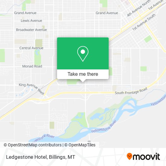 Ledgestone Hotel map