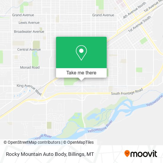 Rocky Mountain Auto Body map