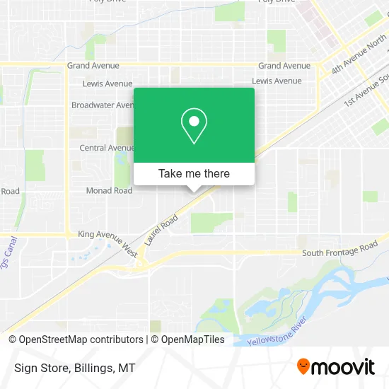 Sign Store map