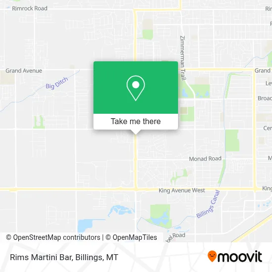 Rims Martini Bar map