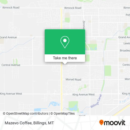 Mazevo Coffee map