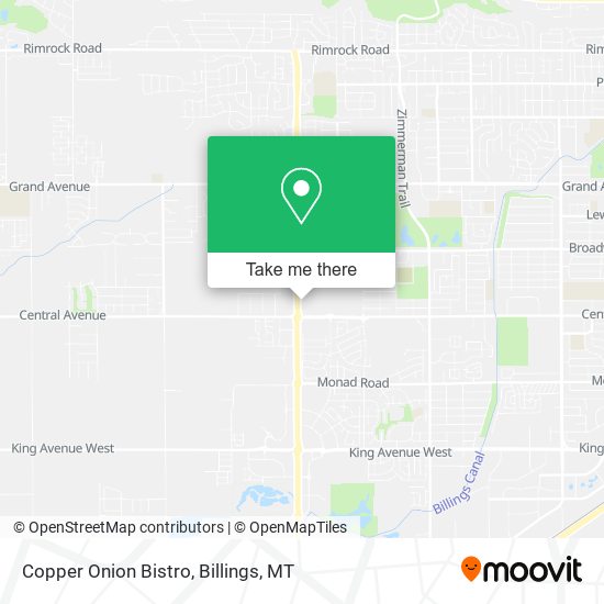 Copper Onion Bistro map