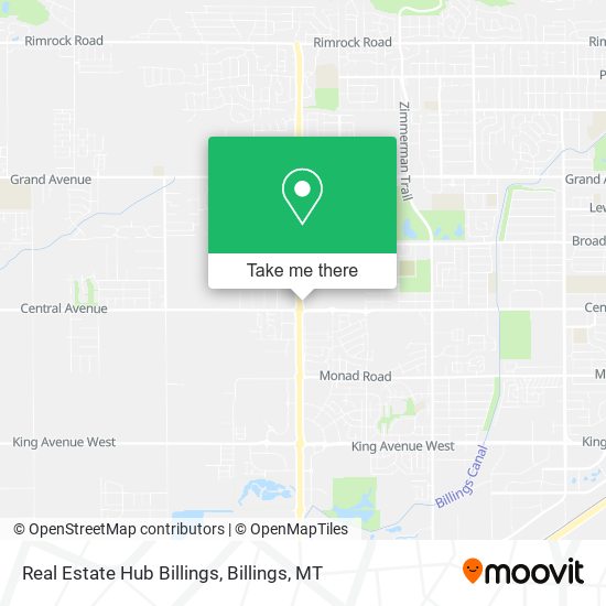 Mapa de Real Estate Hub Billings