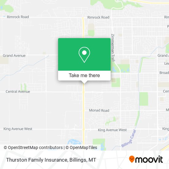 Thurston Family Insurance map