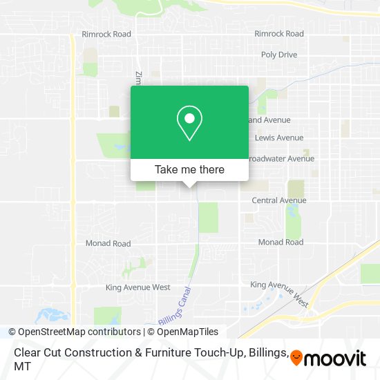 Clear Cut Construction & Furniture Touch-Up map