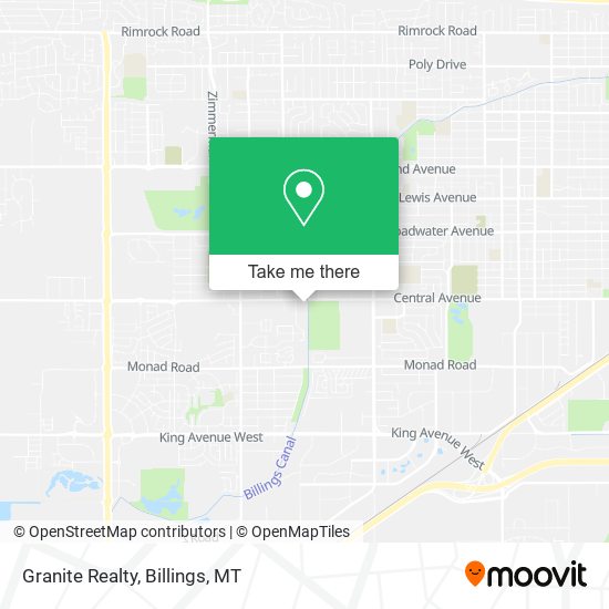 Granite Realty map