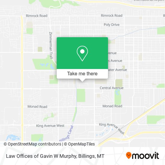 Mapa de Law Offices of Gavin W Murphy