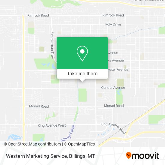 Western Marketing Service map