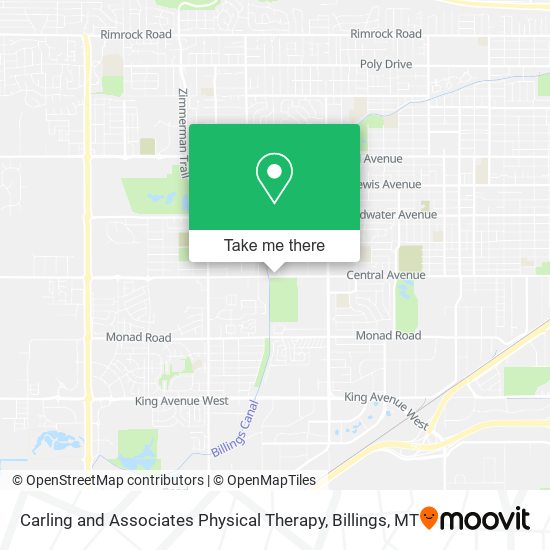 Carling and Associates Physical Therapy map