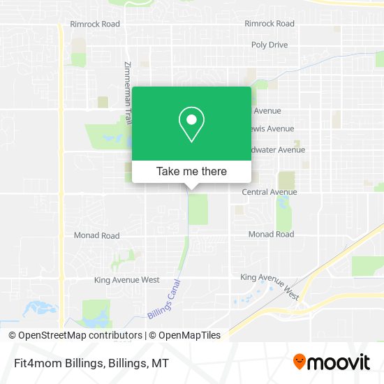 Fit4mom Billings map