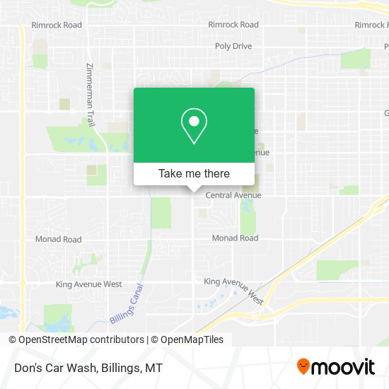 Don's Car Wash map