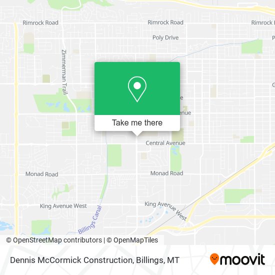 Dennis McCormick Construction map