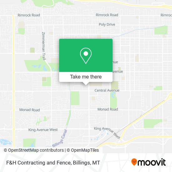 F&H Contracting and Fence map