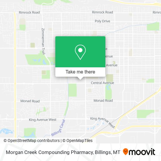 Morgan Creek Compounding Pharmacy map