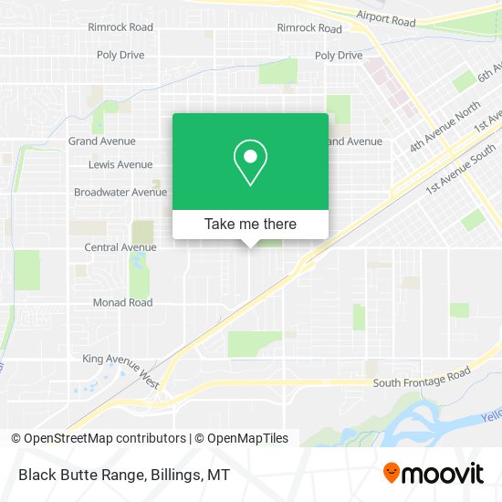 Black Butte Range map