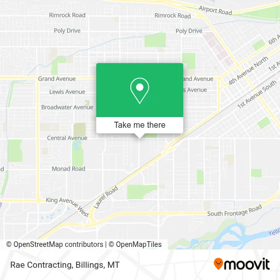 Rae Contracting map