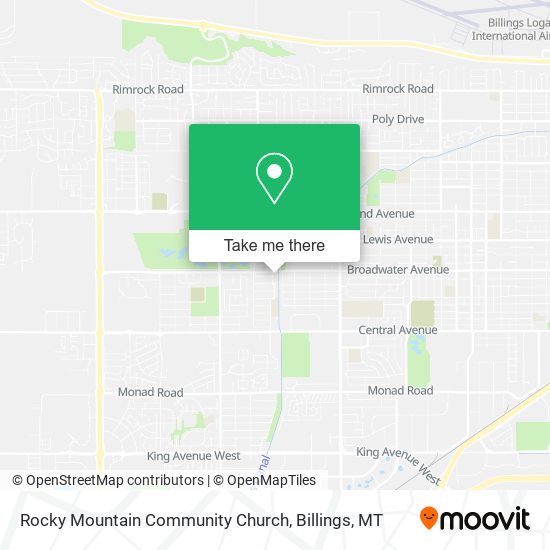 Rocky Mountain Community Church map
