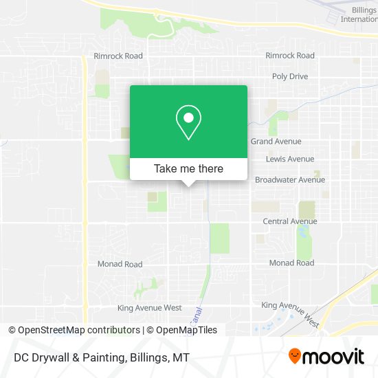 DC Drywall & Painting map