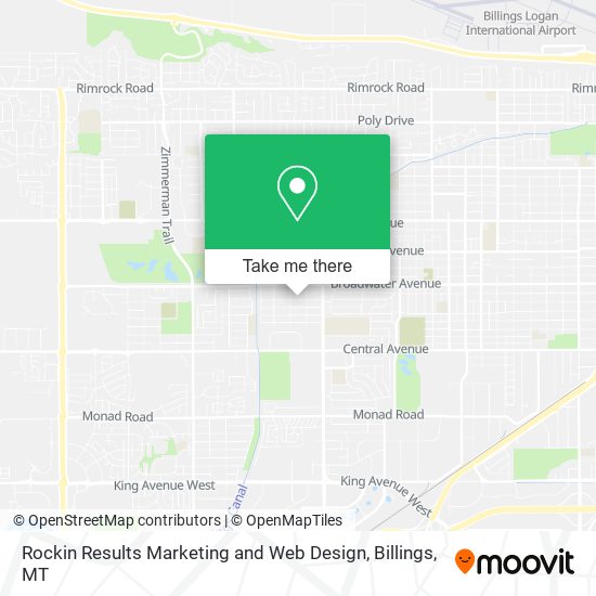 Rockin Results Marketing and Web Design map